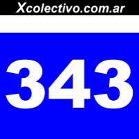 Colores de Colectivos de la Linea 343
