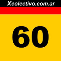 Colores de Colectivos de la Linea 60