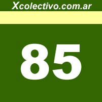 Colores de Colectivos de la Linea 85